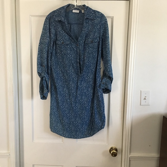 New York & Company Dresses New York Co Floral Shirt Dress Poshmark